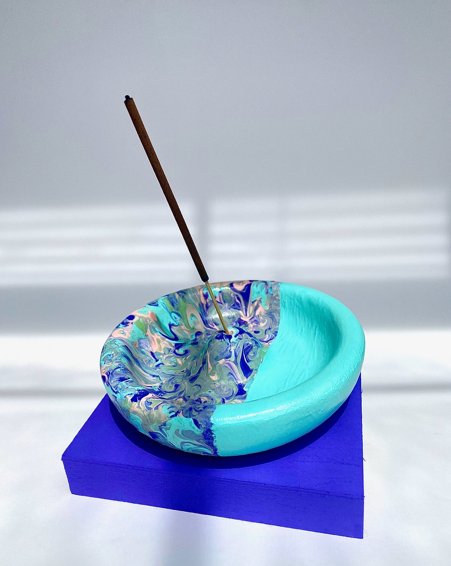 Blue Hues Incense Holder