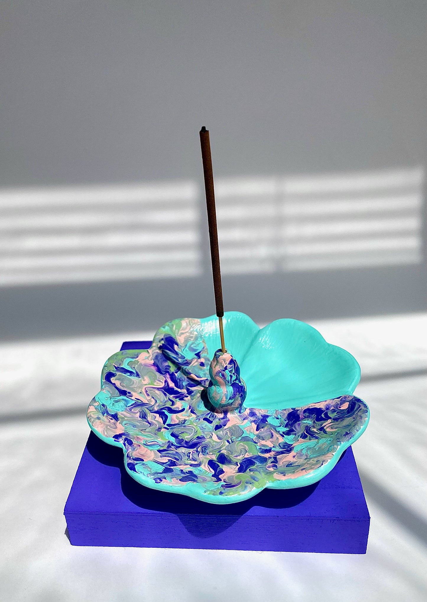 Blue Hues Incense Holder