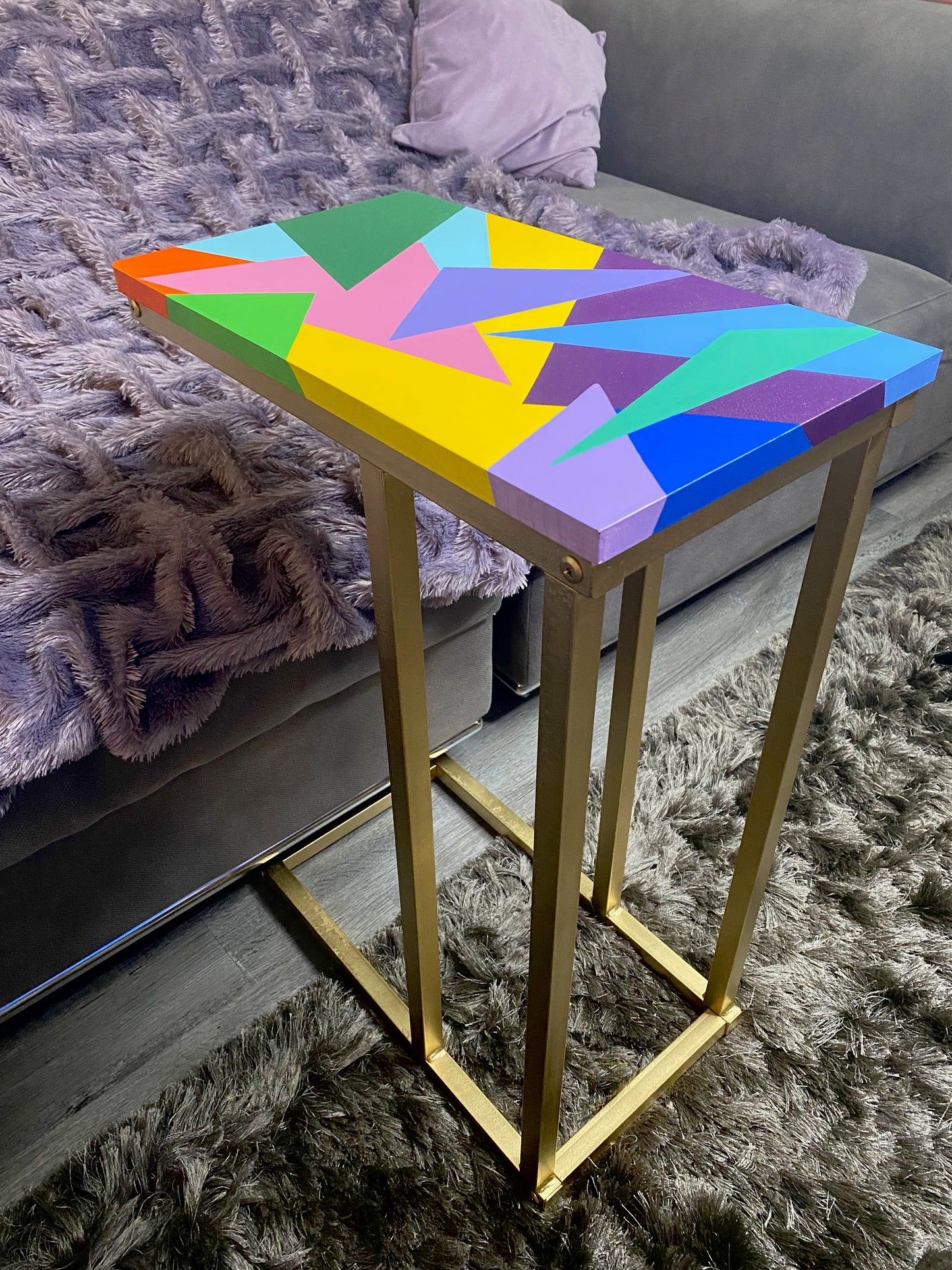 Color Theory: 101 - C Shaped Side Table 🎨